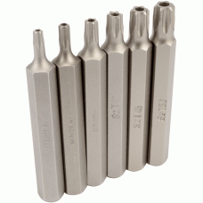 Torx® insert bit set with hole