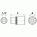 Hex socket 1/4 Hex socket 1/4